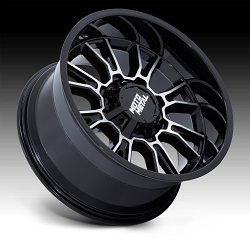 Moto Metal MO810 Legacy Machined Gloss Black Custom Truck Wheels 2